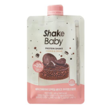 쉐이크베이비 단백질 쉐이크 파우치 쿠키앤크림, 한장쏙 쿠키앤크림맛, 1개, 45g
