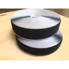 akiko 台灣製 魔鬼氈 (有背膠 無彈性) 2.5公分寬*500公分長, 1個, 勾面1捲+毛面1捲=170元