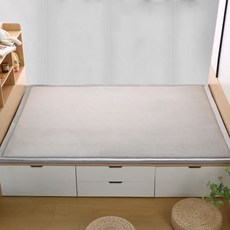 Tixpra 가정용 논슬립 매트리스 사계절 심플 농촌형 매트리스, 그레이