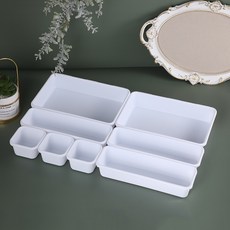 아이넬리 서랍 화장대 정리수납함, 화이트