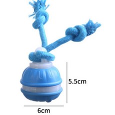 電動寵物玩具球 智能滾動狗玩具 解悶磨牙自動玩具, 高配鳥叫款—藍色, 1個