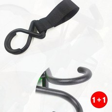 쇼핑백 유모차후크 짐걸이 카라비너 다용도 고리(1+1옵션 주문수량의 2배수량 배송), 1개, 상세페이지 참조