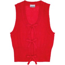 가니 보우 디테일 민소매 베스트