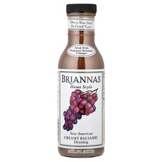 Briannas 뉴 아메리칸 크리미 발사믹 드레싱 355ml(12온스), 1개