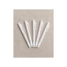 패션스타트 수성 기화성 시접 지우개펜 5개, 화이트