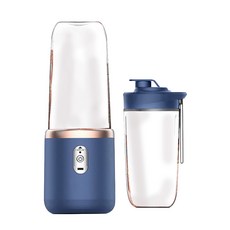 【ENNE】USB充電式304不鏽鋼六刀頭隨行果汁杯/榨汁機/運動果汁機，顏色隨機，方便攜帶, S0135