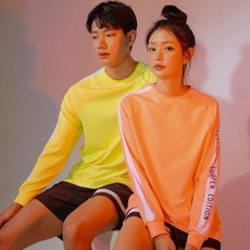 VERAF 素色文字印花長袖泳衣 222M