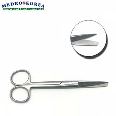 의료용발사가위 SB 직 14cm(일반) 수술도구 실습용, 3개
