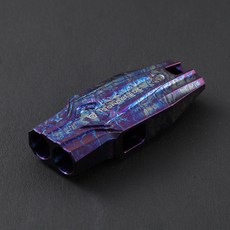 VENTO 鈦閤金口哨 戶外求生訓練用品 高頻裁判高分貝哨子掛飾 STC0, 彩色（送掛繩）, 1個