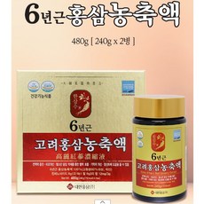 6년근 고려홍삼농축액 홍삼 선물세트 240g 2병