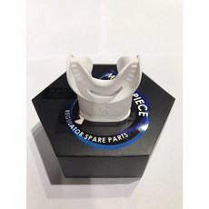 台南實體店-裝備租客 Junior Scuba 咬嘴 二級頭咬嘴, 白色(含束帶), 1個