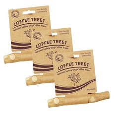 커피트릿 강아지 장난감, 혼합색상, 3개