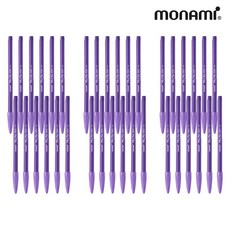 모나미 프러스펜 3000 12p, 보라색, 36개