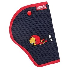 마블 히어로 어린이 안전밸트 커버, 아이언맨 네이비, 3개