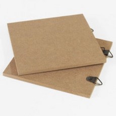 우드데코판 MDF 사각2고리 8.5cmx8.5cm (10개 묶음), 10개 단위 10개(낱개수량확인)