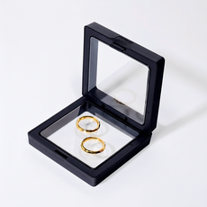 리빙피카 쫀쫀 케이스 주얼리 디피용 7x7, 10개, 블랙