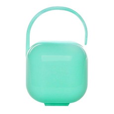 奶嘴盒 香草奶嘴收納盒 PP材質透明收納盒 固齒器收納, 1個, 綠色, 綠色