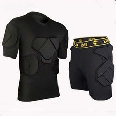 골키퍼 보호대 세트 골키퍼복 이너웨어 풋살 반팔 보호복 축구 사이즈 충격 장비 보호대셋트