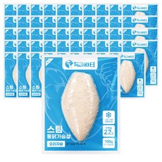 득근파티 통 닭가슴살 오리지널, 50개, 100g