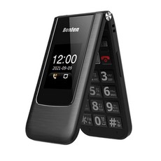 Benten 奔騰 F62 4G VoLTE 摺疊手機, 黑色,手機單配(含電池*1)