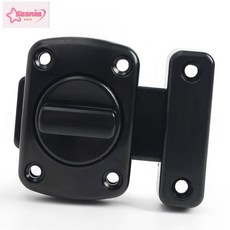 서락 회전식 여닫이문 잠금장치(블랙) 사물함자물쇠