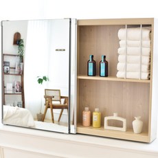 바스퍼 욕실 슬라이드장 세로800, 1개, 블랙