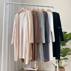 《杜達女孩》涼感防曬竹節開衫 仿棉麻長版外套