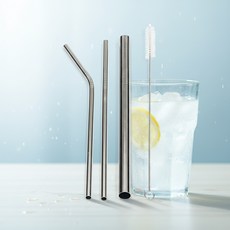 스테인리스빨대 주방용 긴 스텐빨대 세척솔 쏙템, 1개