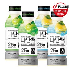 더단백 워터프로틴 백자몽/청사과 2종 400ml 10펫 /단백질음료/프로틴음료, 워터프로틴 400ml 백자몽 5펫+청사과 5펫