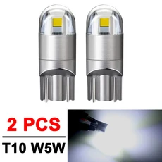 2-20피스 T10 W5W LED 전구 12V 슈퍼 밝은 3030 2SMD 7000K 흰색 자동차 인테리어 돔지도 문 의례 대시 번, 05 라벤더