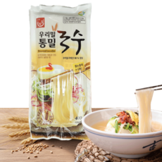 농협 국내산 우리밀 통밀국수, 400g, 3개