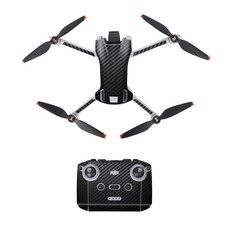 DJI 미니3 프로 전용 드론 스킨 필름 N1 RC 조종기 기체 보호 데칼 카본 패턴 방수 스티커, 1개, (미니3) 스킨카본블랙(N1)