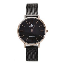 SIGMA 簡約藍寶石鏡面米蘭帶女錶 30mm