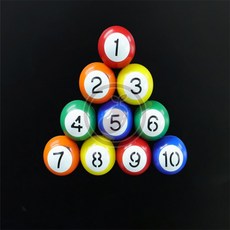 팥들 숫자 포켓볼자석 냉장고자석