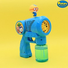 뽀로로 방울방울 버블건(5구) 5분에 10000발 발사 어린이장난감, 블루, 1개