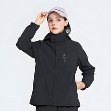 TECTOP 探拓戶外女款1245180兩件式衝鋒外套(採用耐磨機能布！防風/擋雨/保暖三合一冲鋒衣)