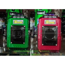 GPI 3D-306G 綠光雷射水平儀 墨線雷射 三軸貼磨機, 1個, 標配(一電一充)