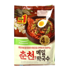 코스트코 풀무원 춘천식 메밀막국수 1026g (4인분) 무료배송/ 냉장 개별포장 메밀면 동치미육수 비빔국수 여름별미 간편식사, 1개, 1.026kg