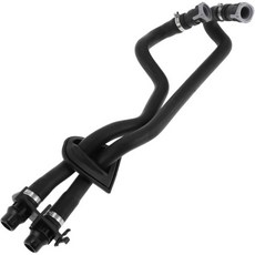 LR004074 HVAC 히터 호스 어셈블리 랜드로버 디스커버리 스포츠 2015-2020 양호한 밀봉 검은색 엔진 라디에이터 고무 1개