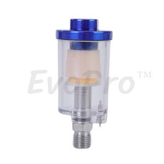 EvoPro 噴漆槍油水分離器 - 空壓機小型油水過濾器 空氣調節器, 1個, 單濾水器