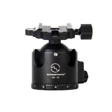 【控光後衛】SUNWAYFOTO XB-52 底盤直徑68 mm 超低重心高鎖力球台 公司貨, 1個