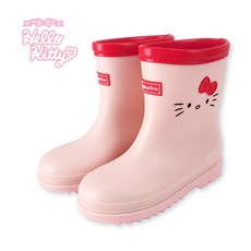 지니스타키즈 헬로키티 큐티리본 아동PVC장화 핑크 LBHKB10003