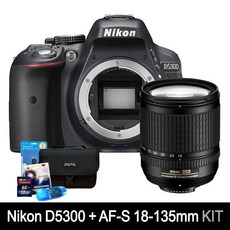 니콘 카메라 D5300+18-135mm 망원렌즈+고속80GB메모리+여행용가방+UV필터+리더기+청소셋 풀세트 k