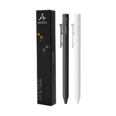 MENIU 메뉴 하이앤씨 고양이 중성 볼펜 0.5mm 2본세트
