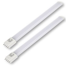 LED 형광등 호환등 18W 형광등불빛 FPL 36W 32W 대체등, 2개, 주광색