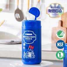혁명티슈 데일리 아이디어 멀티클리너 세정티슈 70매, 1개