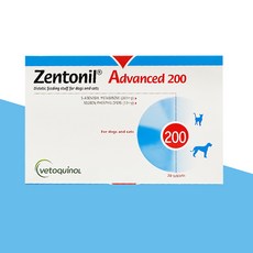 베토퀴놀 젠토닐 어드밴스200 30정 - 강아지 고양이 간영양제, 심장/간, 1개