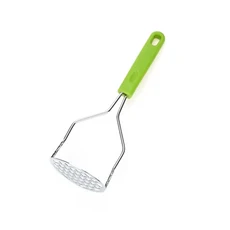 1개 스테인리스 감자 프레스 퓨레 주방 도구 베이킹 홈 과일 보라색 고구마 그라인더, 02 green