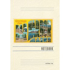 (영문도서) Vintage Lined Notebook Greetings from Bar Harbor Paperback, Found Image Press, English, 9798385423484