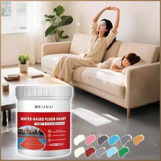 실내외 수성 삼합일 에폭시 바닥페인트 내마모성 미끄럼방지, [2+2]연한 회색*4